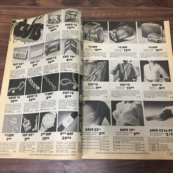 Eaton's 1976 Extra Over 550 Price Cuts Sale Catalog - Picture 8 of 12